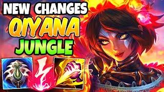 *NEW QIYANA CHANGES* IS QIYANA A VIABLE JUNGLER?  Best Build & Runes  League of Legends