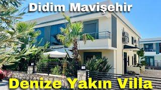 Didim Mavişehirde Denize Yakın Muhteşem Villa Havuzlu Sitede E-814