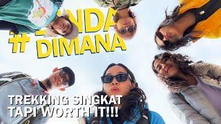 Trek Ini Cocok Buat Pemula?  Pendakian Kawah Ratu Part 1 #DindaDimana