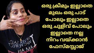 മുഖം ഒരു ചുളിവ് പോലും ഇല്ലാതെ വെളുത്തു തുടുത്തു ഇരിക്കും ഏത് പ്രായത്തിലും  Antilifting facemassage