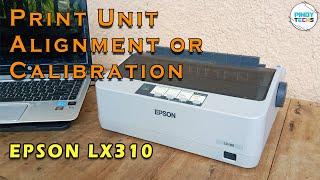 EPSON LX310 Jagged or Zigzag Lines Fixed Print Unit Alignment or Calibration  PinoyTechs Tagalog