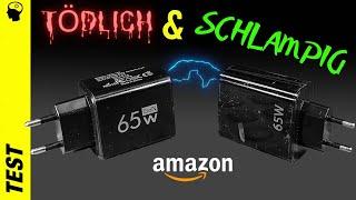 Betrug oder tödlich 65W GaN USB Charger für 10€ bei Amazon  Review