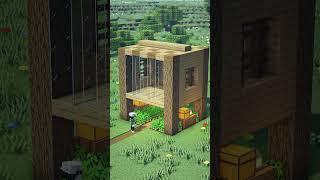 ️ Minecraft  How To Build a 1 Person Survival House #minecraft