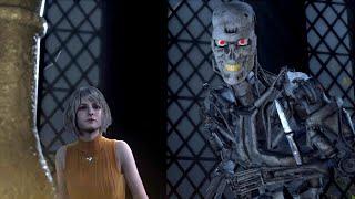 Terminator saves Bottomless Ashley Resident Evil 4 Remake
