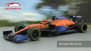 ck-modelcars-video Lando Norris McLaren MCL35 #4 3rd Österreich GP Formel 1 2020 118 Minichamps