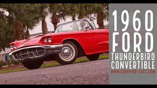 1960 Ford Thunderbird Convertible For Sale Tampa FL - Survivor Classic Car 0318