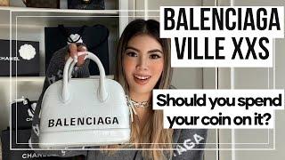 BALENCIAGA VILLE XXS HANDBAG IN-DEPTH REVIEW - Mod Shots wear and tear quality issues? what fits?