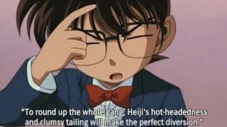 Conan imitate how Heizo Hattori speak