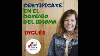 Certifícate en Dominio del idioma inglés