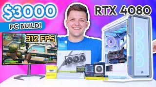 Building an INCREDIBLE White-Themed RTX 4080 Gaming PC  $3000 Build Guide w Benchmarks