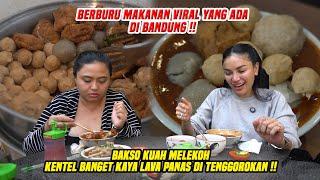 BAKSO KUAH MELEKOH  KUAHNYA KENTEL BANGET KAYA LAVA GUNUNG BERAPI  PEDES GILA..