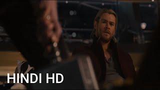 Avengers Age Of Ultron  Lifting Thors Hammer Scene In Hindi HD