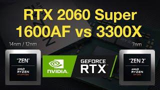 Ryzen 5 1600AF vs Ryzen 3 3300X with RTX 2060 Super Gaming Test - 1080p in 5 Games
