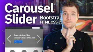 Carousel Slider Bootstrap 5  Slider Carousel Tutorial