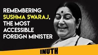 Remembering  Sushma Swaraj The Most Accessible  Foreign Minister