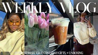 WEEKLY VLOG  home refresh.. the urge to purge fly girl things + Valentine’s Day gifts 