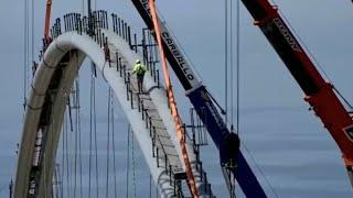 Modern bridge construction technology shortens construction time amazingly