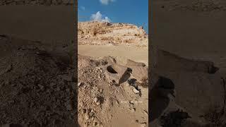 Strange GRANITE STONE at The LOST PYRAMID Of Djedefre at Abu Rawash #egypt