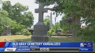 Historic Knoxville cemetery incurs costly bill after vandal damages gate