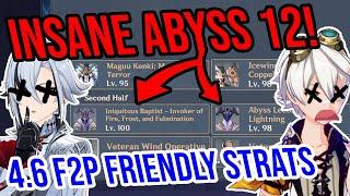 4.6 Abyss 12 is INSANE Best 4 Teams Tips & Speedrun Genshin Impact