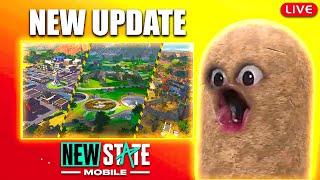 New State Mobile Live  New Update is Here  Akinta Map Gameplay Live