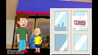 caillou breaks chuck-e-cheeses... AGAIN