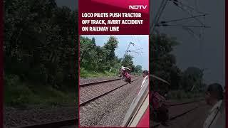 Madhya Pradesh News Loco Pilots Push Tractor Off Track Avert Train Mishap On Itarsi-Jabalpur Line