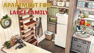 Квартира для многодетной семьи  Строительство  Apartment for a large family The Sims 4  NO CC