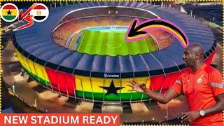 UPDATE BLACK STARS NEW VENUES READY WOW - CAF DONE  WITH INSPECTION... GHANA  VS SUDAN 