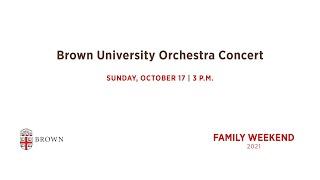 Brown University Orchestra Concert