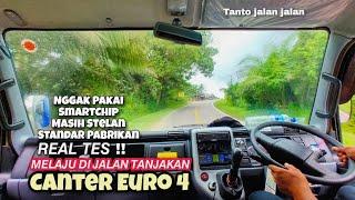 Uji Ketangguhan ‼️ Mengemudi Truk CANTER HDL EURO 4 di Jalan TANJAKAN dengan Beban Kendaraan 15 Ton