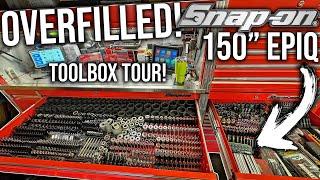 Packed & Overfilled 150 Snap-on EPIQ Series Toolbox & MAC MACSIMIZER Tool Cart Tour