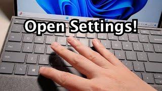 How to Open Settings & Keyboard Shortcut on Windows 11 or 10 PC