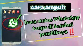 baca status WhatsApp orang lain tanpa di ketahui