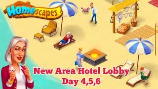 Homescapes New House - Island Hotel  Hotel Lobby  Full Completed