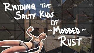 I STOLE A BOX OF ROCKETS & MADE SALTY KIDS RAGEQUIT AS A SOLO  RUST TROLLING