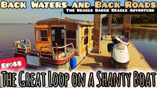 Ep48 The Great Loop on a Shanty Boat  A shanty boat visits Daufuskie Island  Time out of Mind