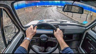 Fiat 126p  4K POV Test Drive #363 Joe Black