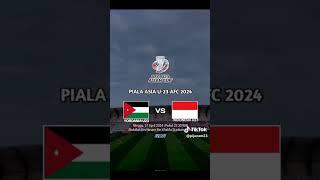 Indonesia vs Jordania #shortvideo #indonesiajordania #afcu23asiancupqatar2024