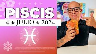 PISCIS  Horóscopo de hoy 4 de Julio 2024  Un amor inagotable piscis