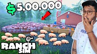 BUYING 1000 PIG WORTH 5 LAKH DOLLER BUT??? RANCH SIMULATOR #93