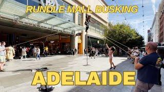 【4K】Australia  Adelaide City Tour  Rundle Mall Walkthrough  Busking 2024