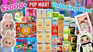 $2000+ POPMART HAUL & UNBOXING ** LABUBU HIRONO KUBO ANO SOOOO MUCH MORE