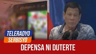 Duterte defends legalizing POGO under his admin  Headline Ngayon 15 August 2024