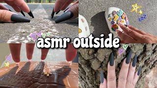 ASMR Outside for *TINGLES* with @memoirsasmr 