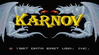 고전 카르노브 원코인 노다이 MAME KARNOV No Death 1Coin Clear1CC DATA EAST 1987