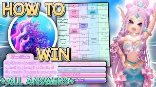 *UPDATED* HOW TO WIN THE NEW ROYAL REEF TIDALGLOW HALO in Royale  High  ROBLOX