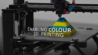 Mosaic Manufacturing Multi-colour 3D printing with one extruder