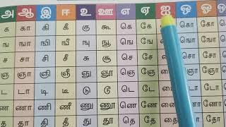 தமிழ் உயிர்மெய் எழுத்துக்கள்#வகுப்புUKG TO  5th STD#