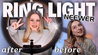 I Bought NEEWER 18 RING LIGHT  QUALITY UPGRADE Unboxing and Setup